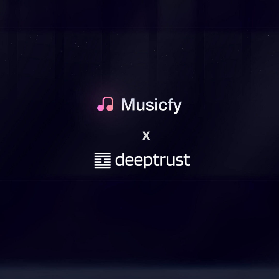 DeepTrust and Musicfy Partnership Announcement