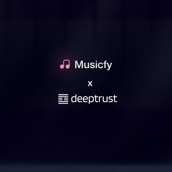 DeepTrust and Musicfy Partnership Announcement
